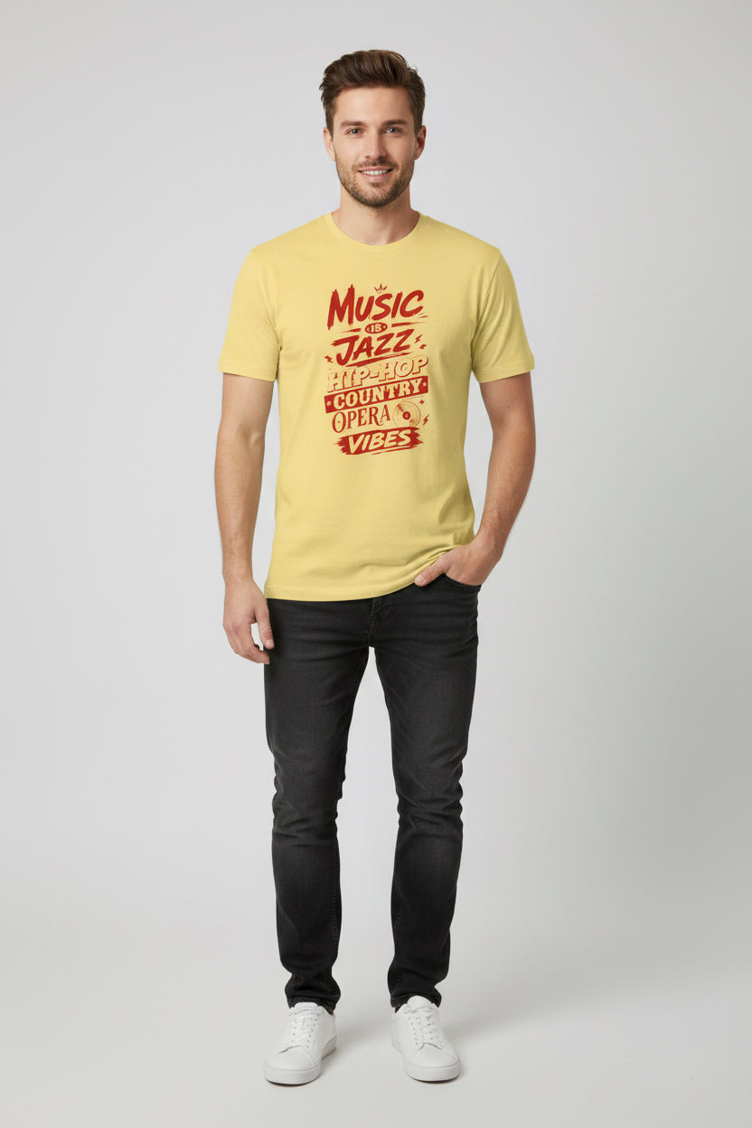 The 2nd Edition Music Is Vibes Crew Tee